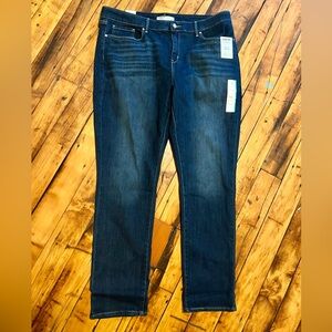 Levi Strauss mid-rise straight denim jeans